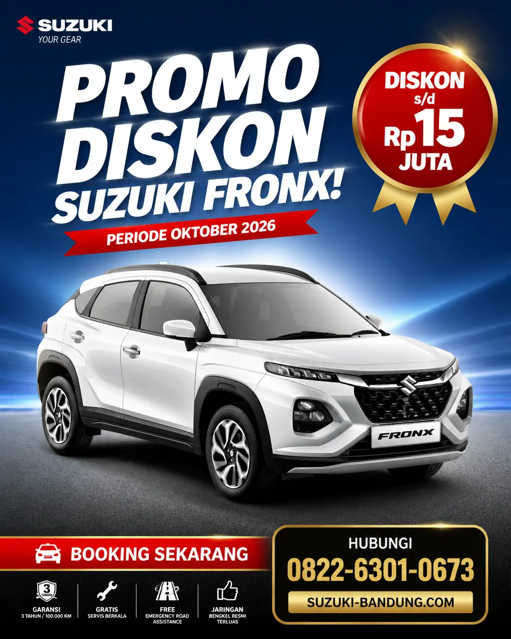 Promo Diskon Suzuki Fronx Spesial Oktober 2026 di Bandung