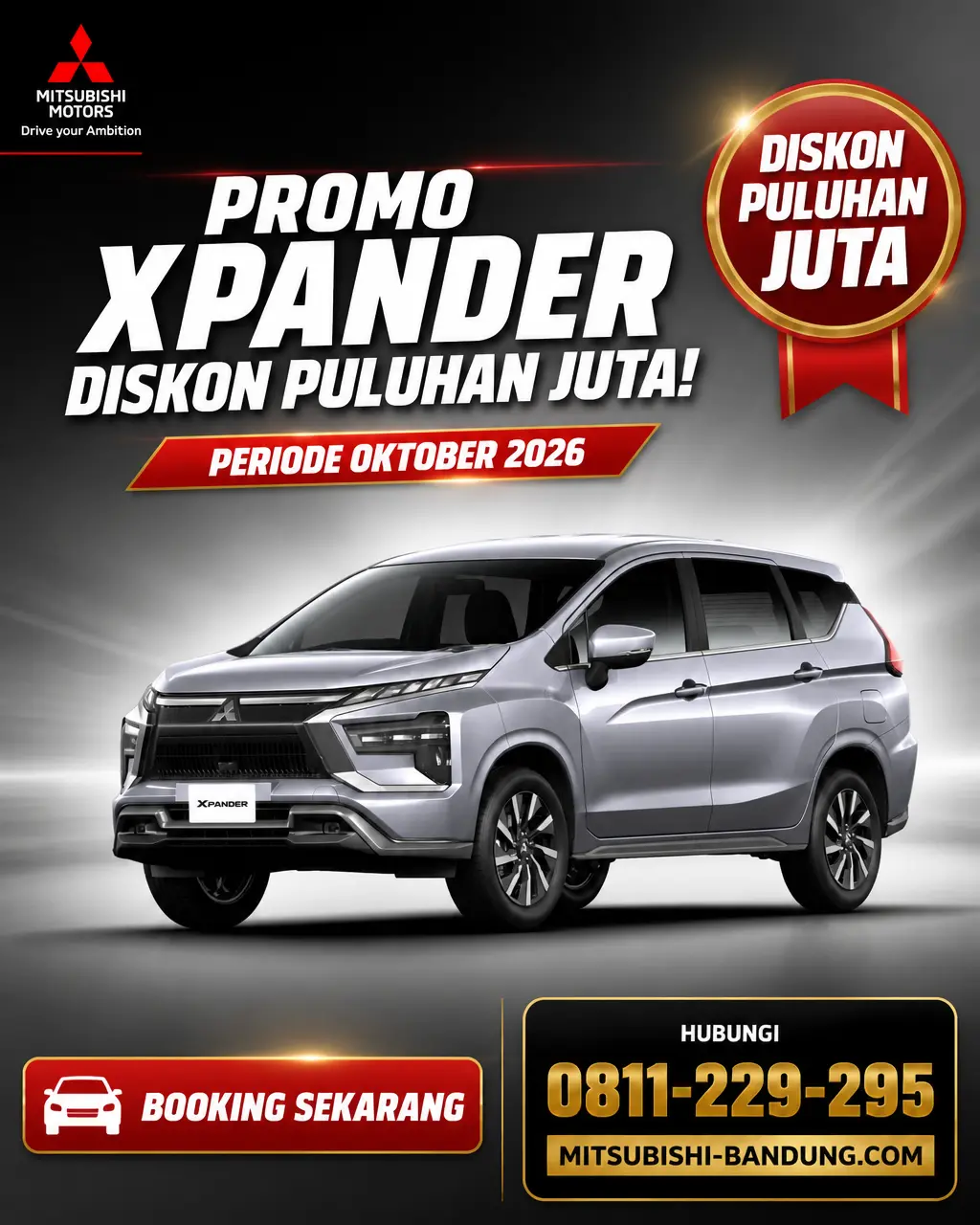 Promo Spesial Mitsubishi Xpander Diskon Puluhan Juta di Bandung Oktober 2026